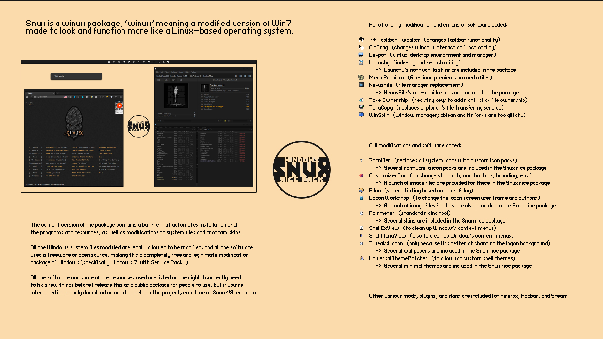 Snux Package Preview